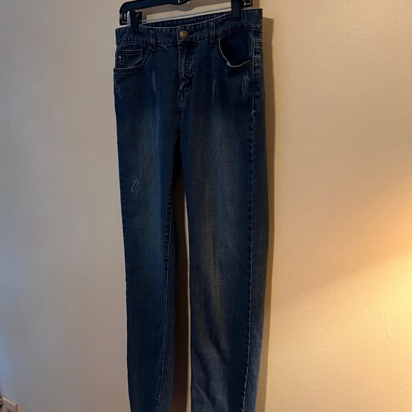 Michael Kors Women's Straight Leg Dark Wash Jeans - Size 6 - Picture 1 of 11